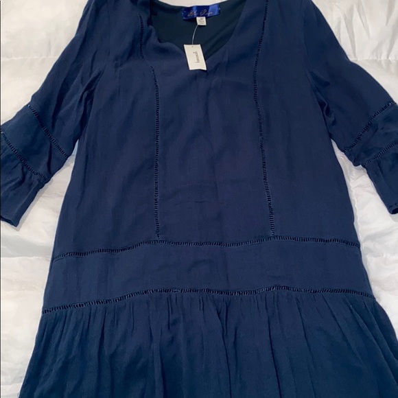 Francesca's Collections Dresses & Skirts - Navy 3/4 sleeve dress